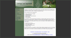 Desktop Screenshot of carriagelaneappraisals.com